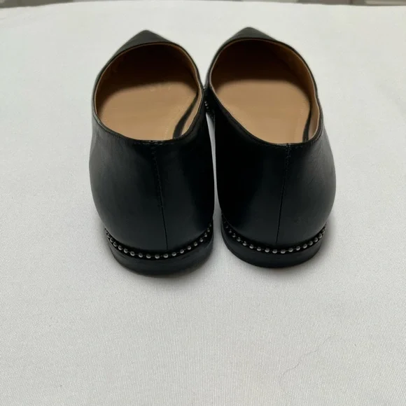 Coach Viviana ball chain leather flats, size 9.5 - Picture 4 of 6